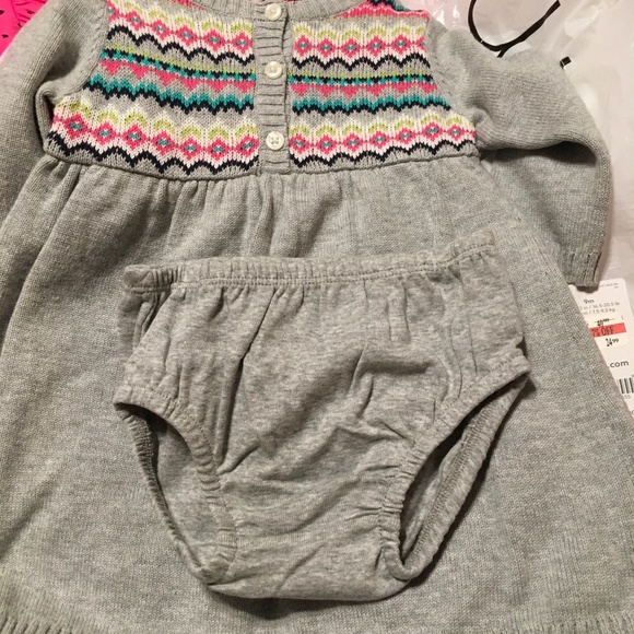 Carter’s baby girl dress&bloomer size 9 months. - Picture 5 of 8